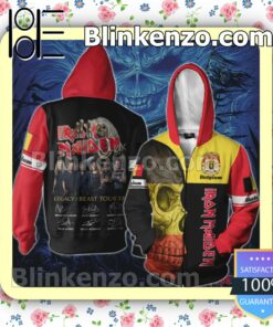 Iron Maiden Belgium Legacy of the Beast World Tour 2022 Hoodies Pullover a