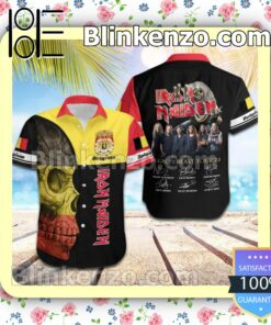Iron Maiden Belgium Legacy of the Beast World Tour 2022 Summer Beach Shirt