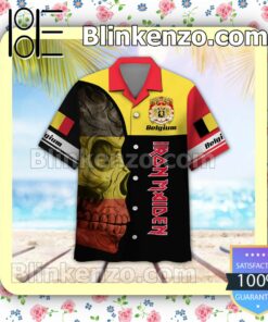 Iron Maiden Belgium Legacy of the Beast World Tour 2022 Summer Beach Shirt a