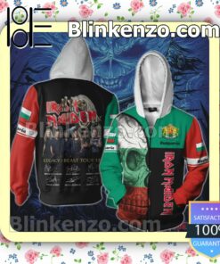 Iron Maiden Bulgaria Legacy of the Beast World Tour 2022 Hoodies Pullover a