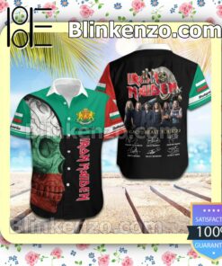 Iron Maiden Bulgaria Legacy of the Beast World Tour 2022 Summer Beach Shirt