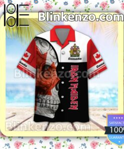 Iron Maiden Canada Legacy of the Beast World Tour 2022 Summer Beach Shirt a