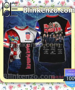 Iron Maiden Croatia Legacy of the Beast World Tour 2022 Hoodies Pullover c