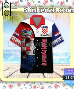 Iron Maiden Croatia Legacy of the Beast World Tour 2022 Summer Beach Shirt a