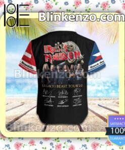 Iron Maiden Czech Republic Summer Beach Shirt b