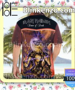 Iron Maiden Dance Of Death (2003) Casual Button Down Shirts a