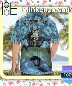 Iron Maiden Fear Of The Dark (1992) Casual Button Down Shirts a
