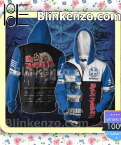 Iron Maiden Greece Legacy of the Beast World Tour 2022 Hoodies Pullover a