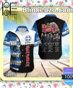Iron Maiden Greece Legacy of the Beast World Tour 2022 Summer Beach Shirt