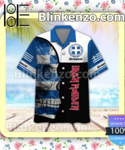 Iron Maiden Greece Legacy of the Beast World Tour 2022 Summer Beach Shirt a
