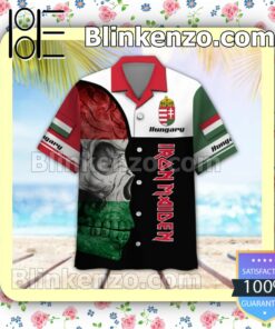Iron Maiden Hungary Legacy of the Beast World Tour 2022 Summer Beach Shirt a