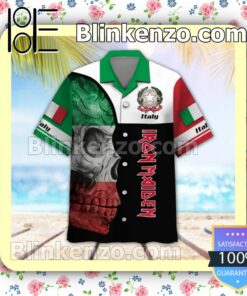 Iron Maiden Italy Legacy of the Beast World Tour 2022 Summer Beach Shirt a