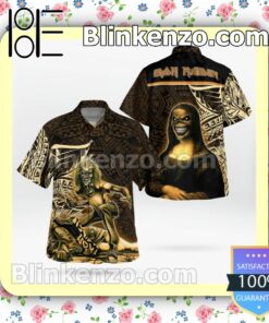 Iron Maiden Killers Tribal Casual Button Down Shirts