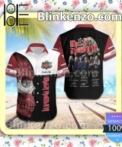 Iron Maiden Latvia Legacy of the Beast World Tour 2022 Summer Beach Shirt