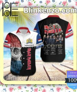 Iron Maiden Netherlands Legacy of the Beast World Tour 2022 Summer Beach Shirt