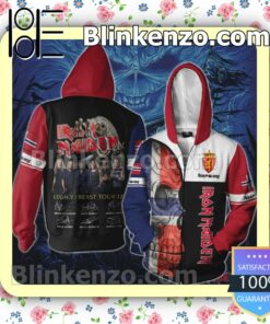 Iron Maiden Norway Legacy of the Beast World Tour 2022 Hoodies Pullover a