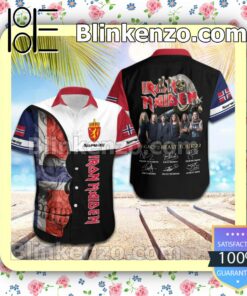 Iron Maiden Norway Legacy of the Beast World Tour 2022 Summer Beach Shirt