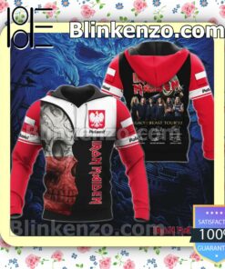 Iron Maiden Poland Legacy of the Beast World Tour 2022 Hoodies Pullover