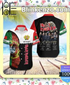 Iron Maiden Portugal Legacy of the Beast World Tour 2022 Summer Beach Shirt