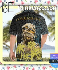 Iron Maiden Powerslave (1984) Casual Button Down Shirts a
