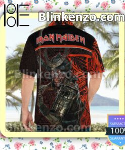 Iron Maiden Senjutsu (2021) Tribal Casual Button Down Shirts a