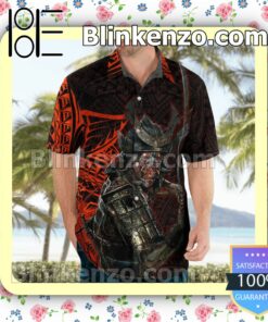 Iron Maiden Senjutsu (2021) Tribal Casual Button Down Shirts c