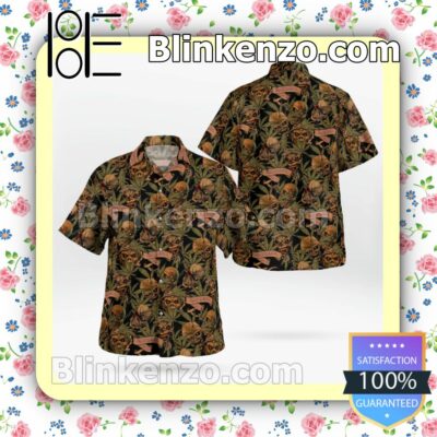 Iron Maiden Skull 2022 Casual Button Down Shirts