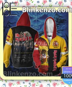 Iron Maiden Spain Legacy of the Beast World Tour 2022 Hoodies Pullover a