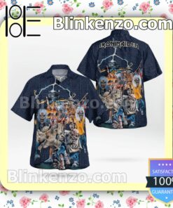 Iron Maiden Special Fan Heavy Mental New Tribal Casual Button Down Shirts