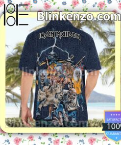 Iron Maiden Special Fan Heavy Mental New Tribal Casual Button Down Shirts a