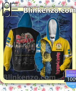 Iron Maiden Sweden Legacy of the Beast World Tour 2022 Hoodies Pullover a