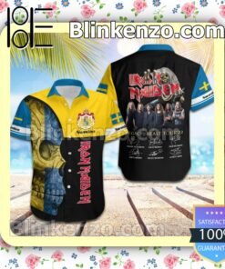 Iron Maiden Sweden Legacy of the Beast World Tour 2022 Summer Beach Shirt