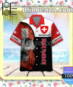 Iron Maiden Switzerland Legacy of the Beast World Tour 2022 Summer Beach Shirt a