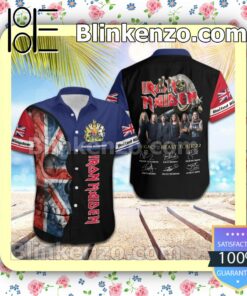 Iron Maiden United Kingdom Legacy of the Beast World Tour 2022 Summer Beach Shirt