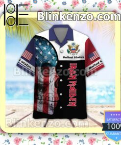 Iron Maiden United States Legacy of the Beast World Tour 2022 Summer Beach Shirt a