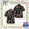 Iron Maiden Zombie Palm Tree Casual Button Down Shirts