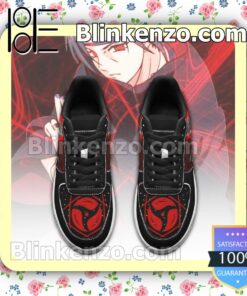 Itachi Sharingan Eyes Naruto Anime Nike Air Force Sneakers a