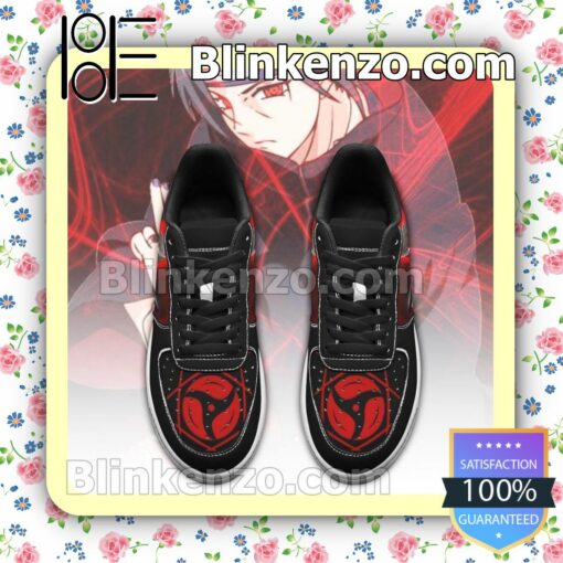Itachi Sharingan Eyes Naruto Anime Nike Air Force Sneakers a