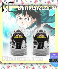 Izuku Midoriya Deku My Hero Academia Anime Nike Air Force Sneakers b