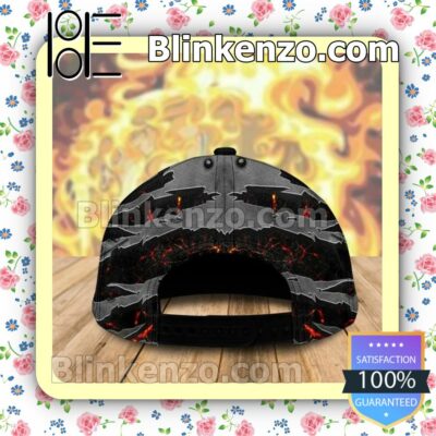 Jack Daniels Skull Fire Torn Ripped Baseball Caps Gift For Boyfriend a