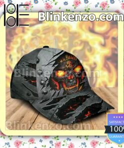 Jack Daniels Skull Fire Torn Ripped Baseball Caps Gift For Boyfriend c