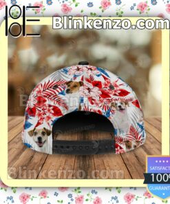 Jack Russell Terrier American Flag Classic Caps a