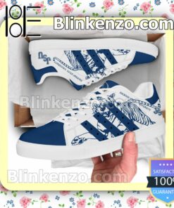 Jackson State Tigers Logo Print Low Top Shoes a