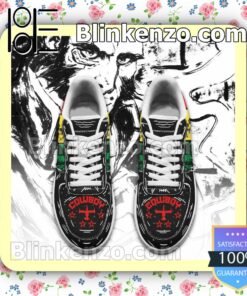 Jet Black Cowboy Bebop Anime Nike Air Force Sneakers a