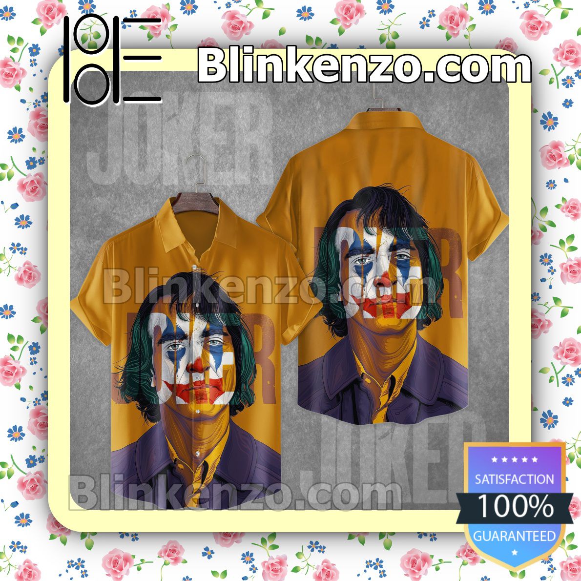 Joker Halloween Short Sleeve Shirts
