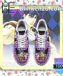 Jonathan Joestar JoJo Anime Nike Air Force Sneakers a