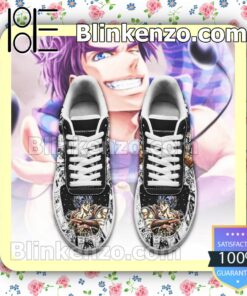 Jonathan Joestar Manga JoJo's Anime Nike Air Force Sneakers a