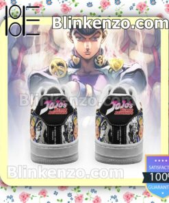 Josuke Higashikata Manga JoJo's Anime Nike Air Force Sneakers b