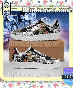 Jotaro Kujo Manga JoJo's Anime Nike Air Force Sneakers a