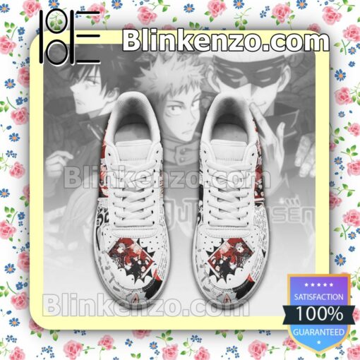 Jujutsu Kaisen Manga Mixed Anime Nike Air Force Sneakers a